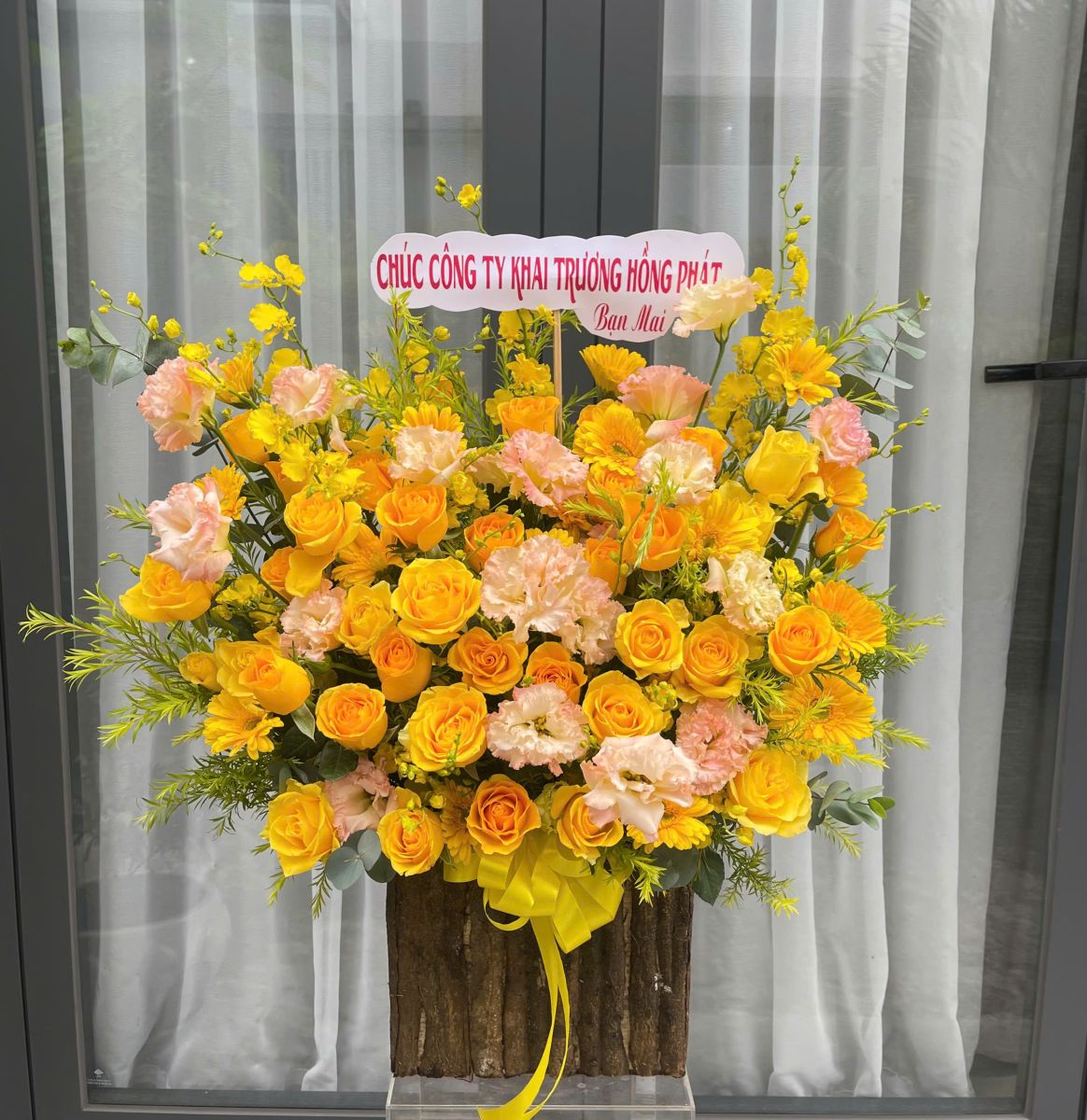 ​ Hoa hồng khai trương Hồng Phát | Hoa Trong Ngõ | Shop hoa Q10 ​